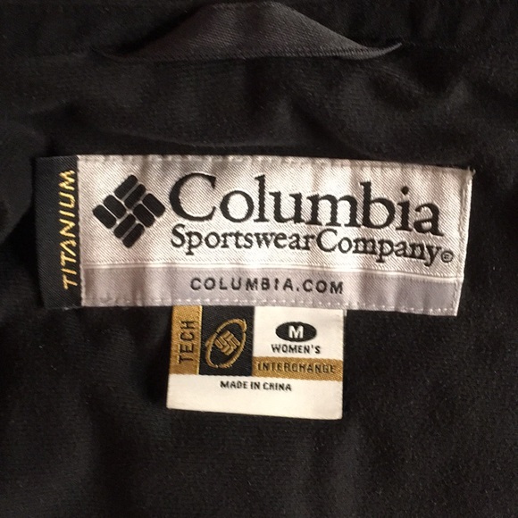 Columbia Titanium M Black Coat GUC - Picture 4 of 11